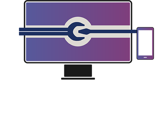 white logo